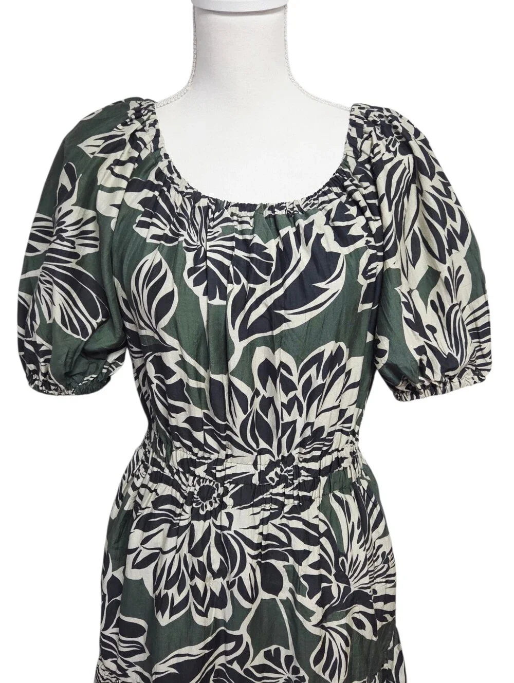 Velvet by Graham & Spencer Raya Printed Silk Cotton Maxi Dress XSmall